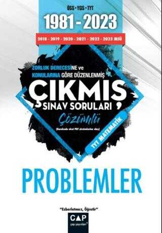 Çap Yayınları Üniversiteye Hazırlık 1981 2023 Çıkmış Sorular Problemler