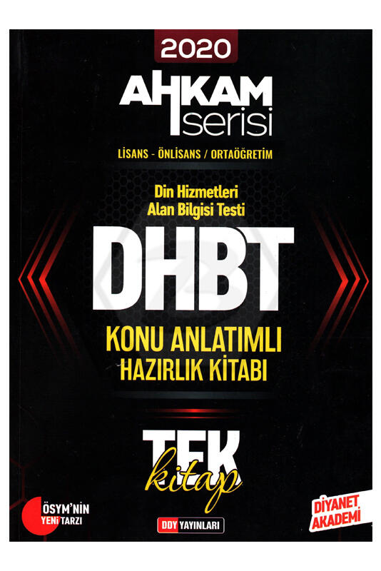 DDY Yayıları DHBT Ahkam Serisi Tüm Adaylar Konu Anlatımlı Hazırlık Kitabı DDY Yayıları DHBT Ahkam Serisi Tüm Adaylar Konu Anlatımlı Hazırlık Kitabı