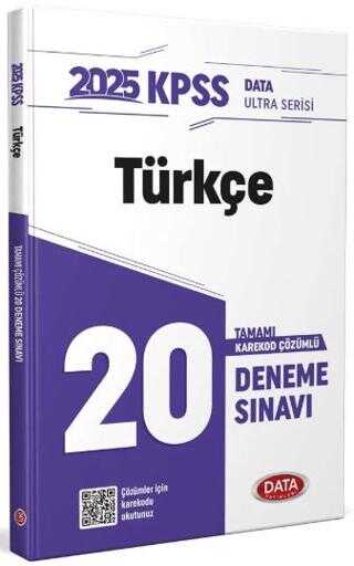 Data Yayınları 2025 KPSS Ultra Serisi Türkçe 20 Deneme Sınavı