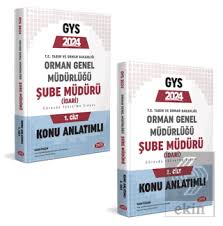 Data Yayınları Orman Genel Müdürlüğü Şube Müdürü İdari Görevde Yükselme Sınavı Hazırlık Kitabı 1-2