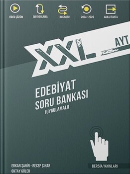 Dersia Yayınları AYT XXL Edebiyat Uygulamalı Soru Bankası Güncel Baskı Dersia Yayınları AYT XXL Edebiyat Uygulamalı Soru Bankası Güncel Baskı