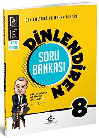 Eker Test Yayınları Eker Test 8. Sınıf Din Kültürü ve Ahlak Bilgisi Dinlendiren Soru Bankası