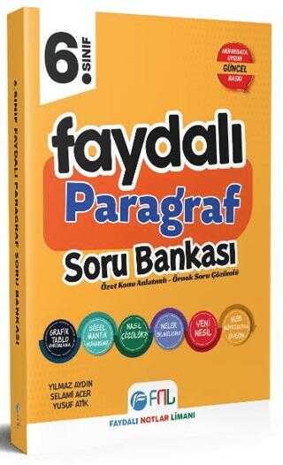 FNL Yayınları 6. Sınıf Faydalı Paragraf Soru Bankası FNL Yayınları 6. Sınıf Faydalı Paragraf Soru Bankası