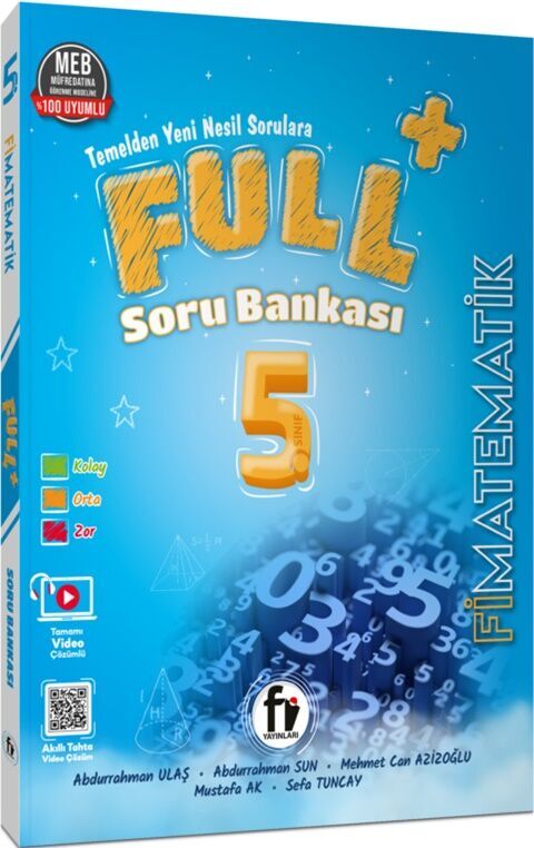 Fi Yayınları 5. Sınıf Matematik FULL Soru Bankası Fi Yayınları 5. Sınıf Matematik FULL Soru Bankası
