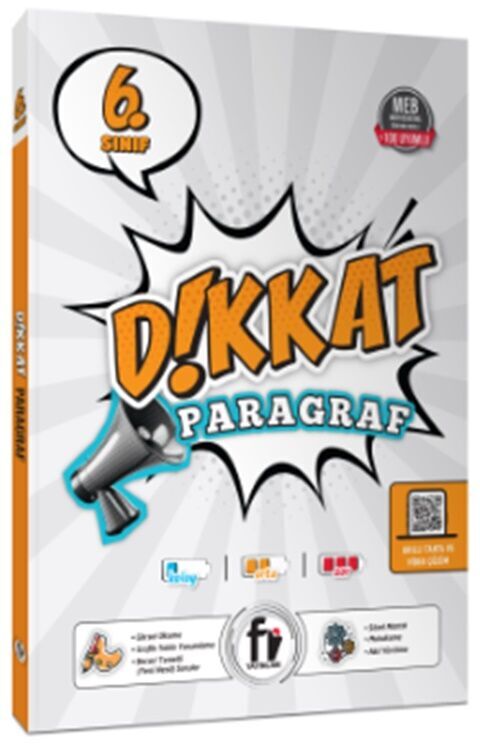 Fi Yayınları 6. Sınıf Dikkat Paragraf Soru Bankası Fi Yayınları 6. Sınıf Dikkat Paragraf Soru Bankası