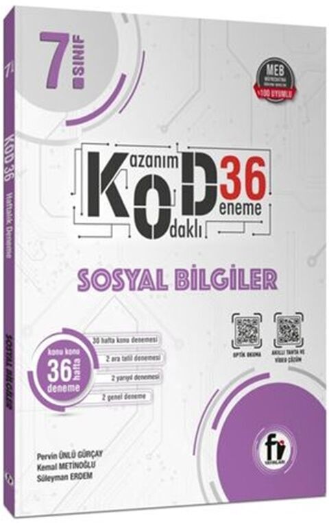 Fi Yayınları 7. Sınıf Sosyal Bilgiler Kod 36 Deneme Fi Yayınları 7. Sınıf Sosyal Bilgiler Kod 36 Deneme