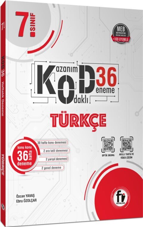 Fi Yayınları 7. Sınıf Türkçe Kod 36 Deneme Fi Yayınları 7. Sınıf Türkçe Kod 36 Deneme