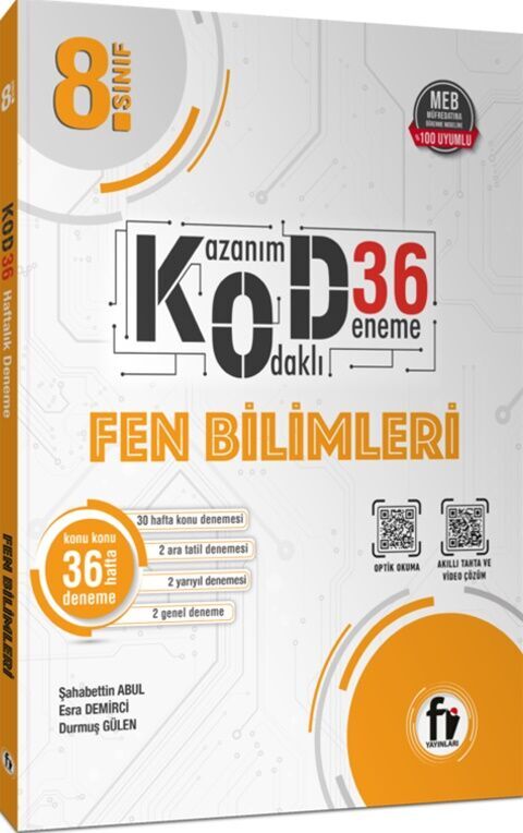 Fi Yayınları 8. Sınıf Fen Bilimleri Kod 36 Deneme Fi Yayınları 8. Sınıf Fen Bilimleri Kod 36 Deneme