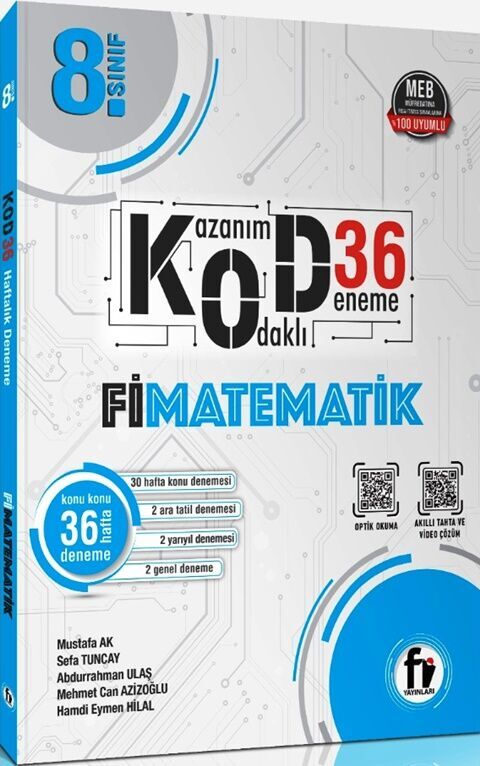 Fi Yayınları 8. Sınıf Matematik Kod 36 Deneme Fi Yayınları 8. Sınıf Matematik Kod 36 Deneme