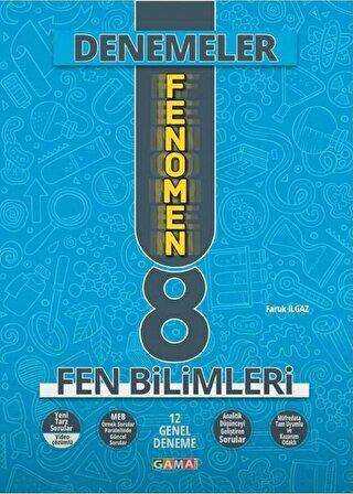 Gama Yayınları 8. Sınıf Fen Bilimleri Fenomen 12 Genel Deneme