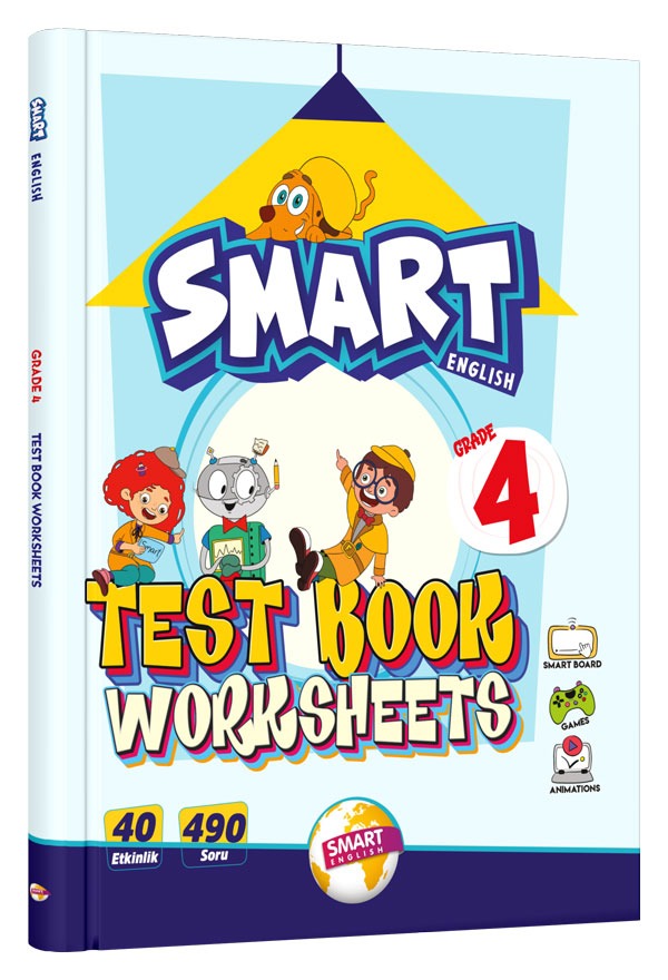 Grade 4 Smart English Test Book Worksheets