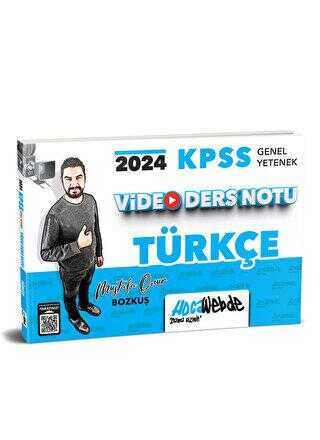 HocaWebde Yayınları 2024 KPSS Genel Yetenek Türkçe Video Ders Notu HocaWebde Yayınları 2024 KPSS Genel Yetenek Türkçe Video Ders Notu