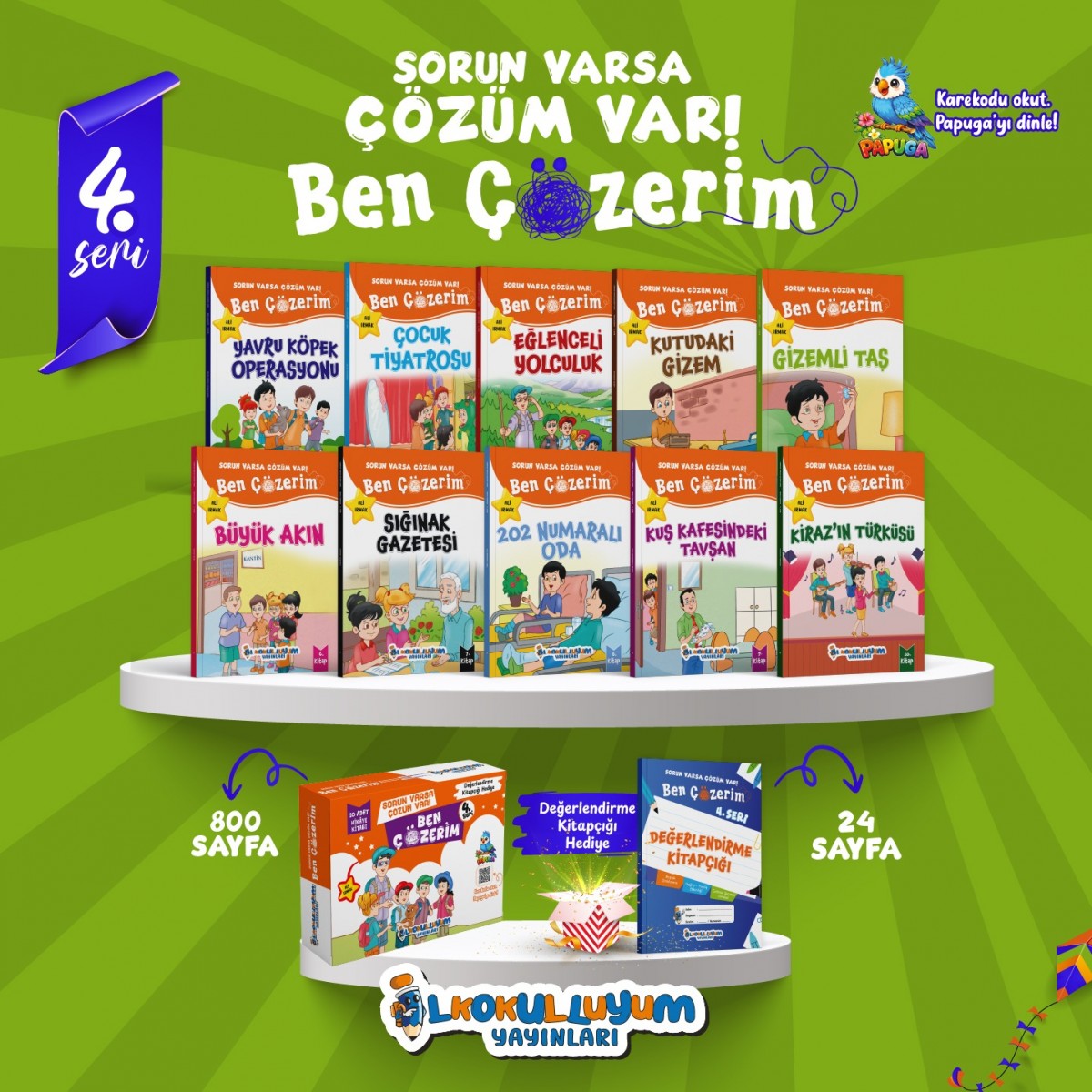 İLKOKULLUYUM YAY. BEN ÇÖZERİM HİKAYE KİTABI SETİ-4.SERİ İLKOKULLUYUM YAY. BEN ÇÖZERİM HİKAYE KİTABI SETİ-4.SERİ