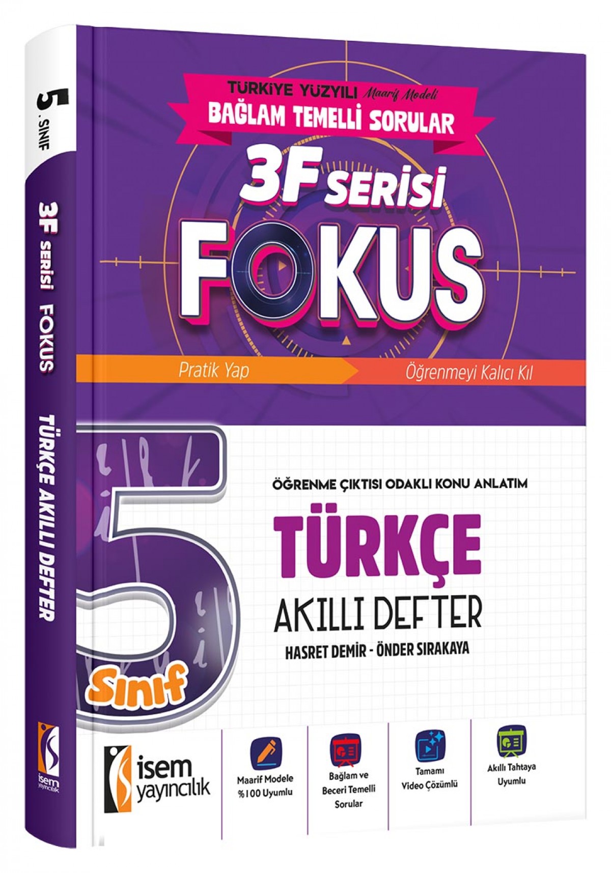 İSEM YAY. 5.SINIF FOKUS TÜRKÇE AKILLI DEFTER İSEM YAY. 5.SINIF FOKUS TÜRKÇE AKILLI DEFTER