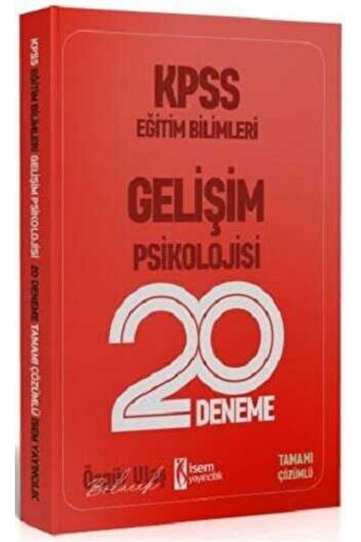 İSEM Yayıncılık 2020 KPSS Eğitim Bilimleri Gelişim Psikolojisi 20 Deneme