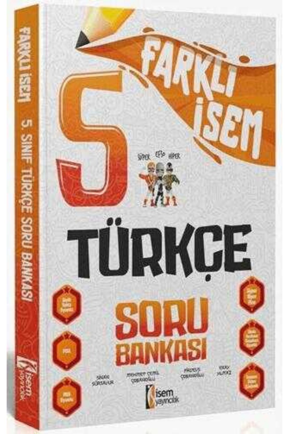 İSEM Yayıncılık 2024 Farklı İsem 5. Sınıf Türkçe Soru Bankası