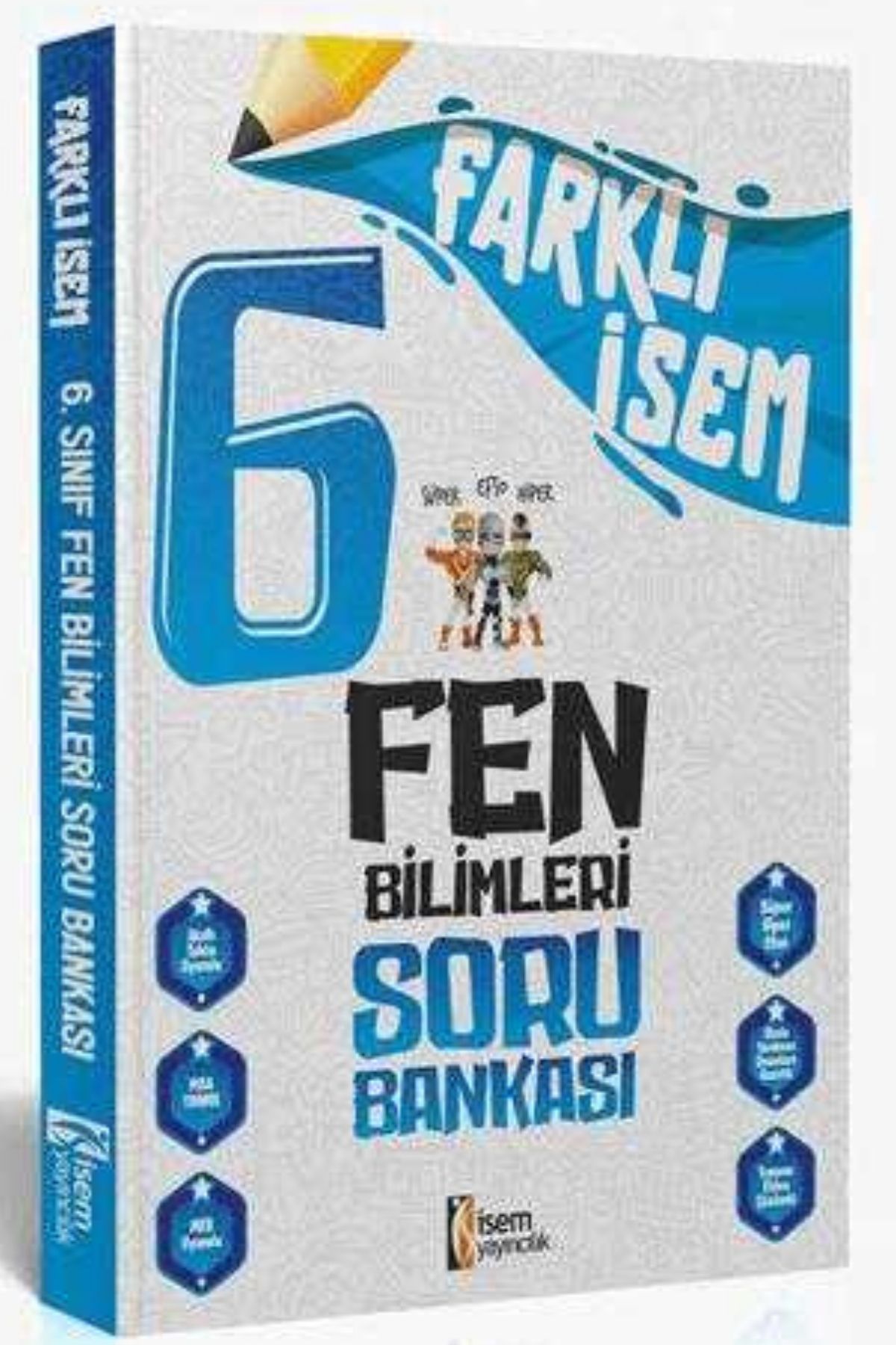 İSEM Yayıncılık 2024 Farklı İsem 6. Sınıf Fen Bilimleri Soru Bankası