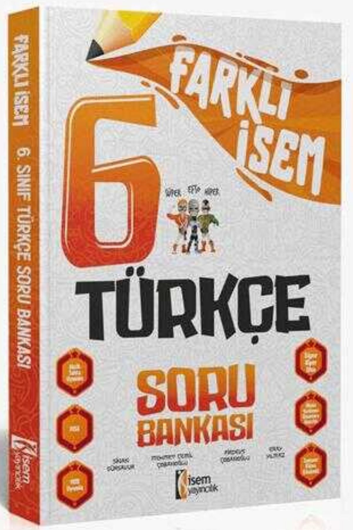 İSEM Yayıncılık 2025 Farklı İsem 6. Sınıf Türkçe Soru Bankası