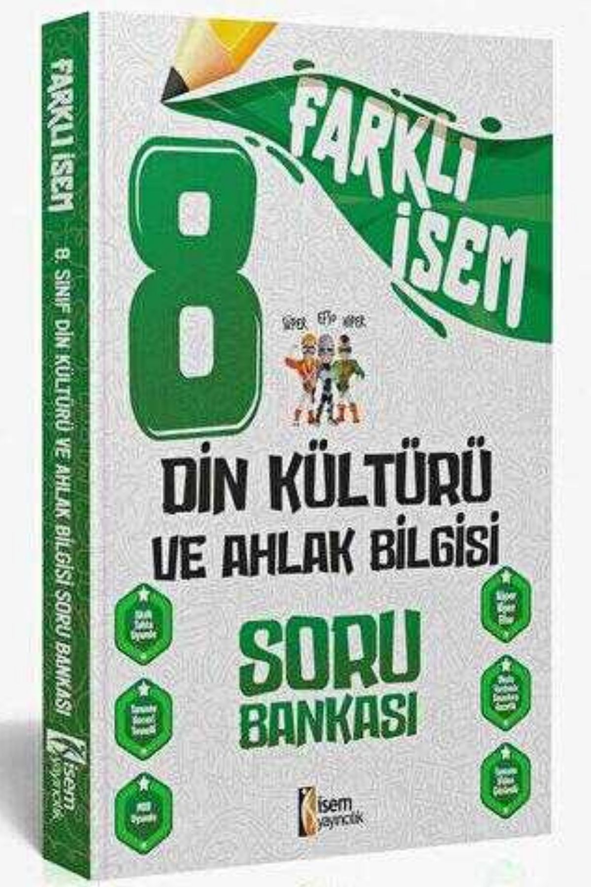 İSEM Yayıncılık 2025 Farklı İsem 8. Sınıf Din Kültürü ve Ahlak Bilgisi Soru Bankası
