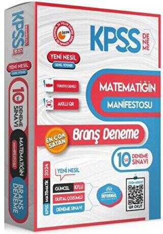 İnformal Yayınları 2023 KPSS Matematiğin Manifestosu 10 Deneme Çözümlü İnformal Yayınları 2023 KPSS Matematiğin Manifestosu 10 Deneme Çözümlü
