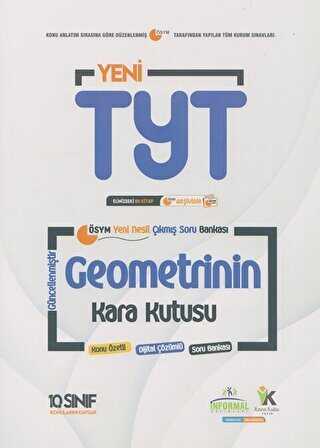 İnformal Yayınları 2023 TYT AYT Geometrinin Kara Kutusu Fasikül-2 Konu Özetli Dijital Çözümlü Çıkmış Soru Bankası İnformal Yayınları 2023 TYT AYT Geometrinin Kara Kutusu Fasikül-2 Konu Özetli Dijital Çözümlü Çıkmış Soru Bankası