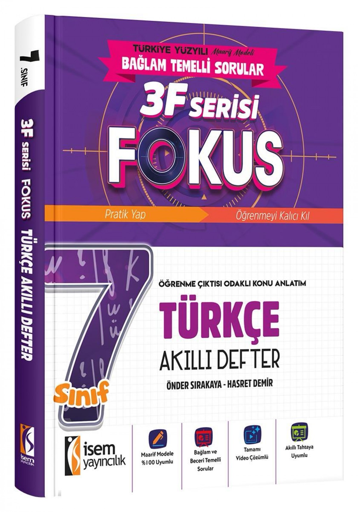 İSEM YAY. 7.SINIF FOKUS TÜRKÇE AKILLI DEFTER