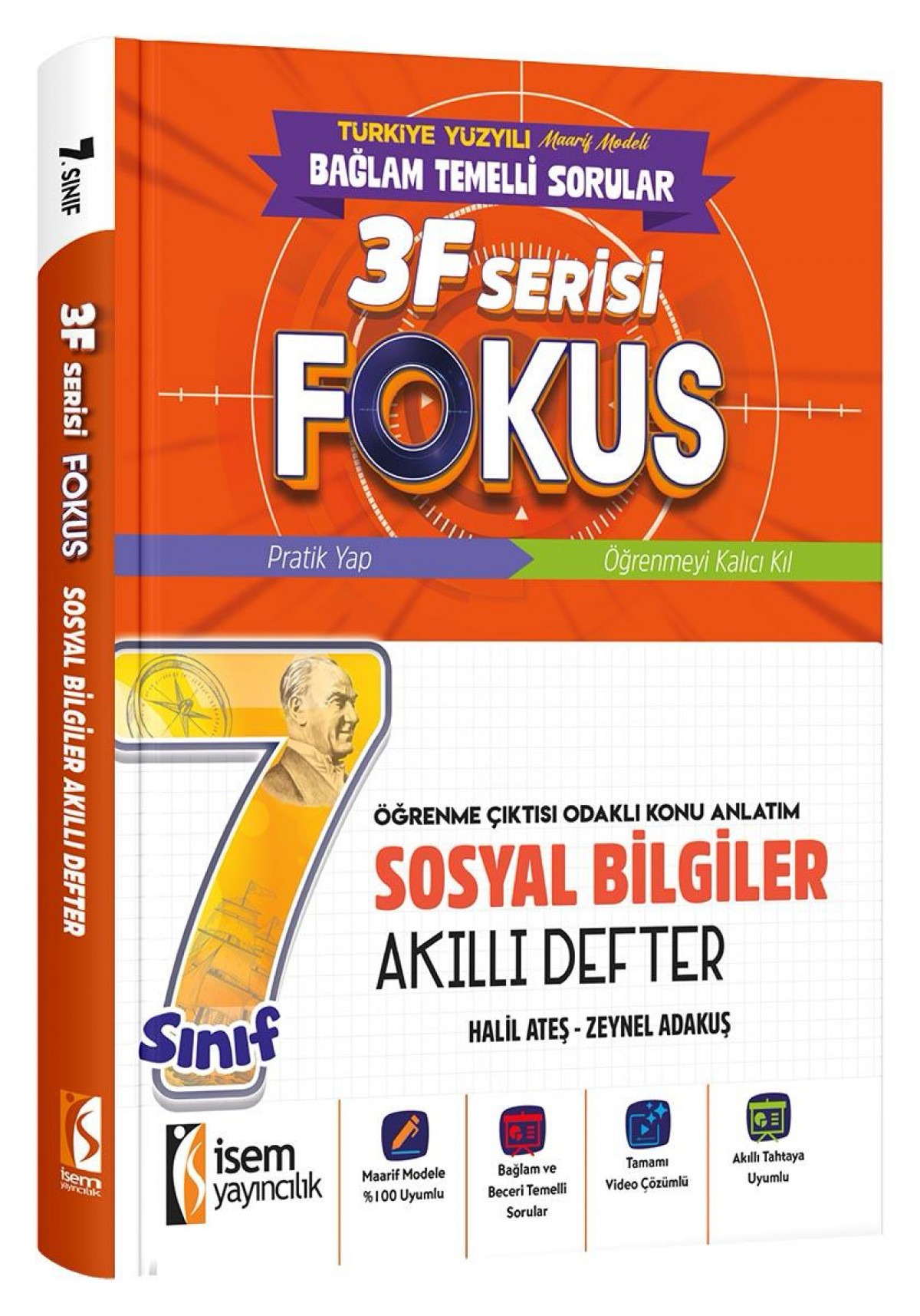 İSEM YAY. 7.SINIF FOKUS SOSYAL BİLGİLER AKILLI DEFTER İSEM YAY. 7.SINIF FOKUS SOSYAL BİLGİLER AKILLI DEFTER