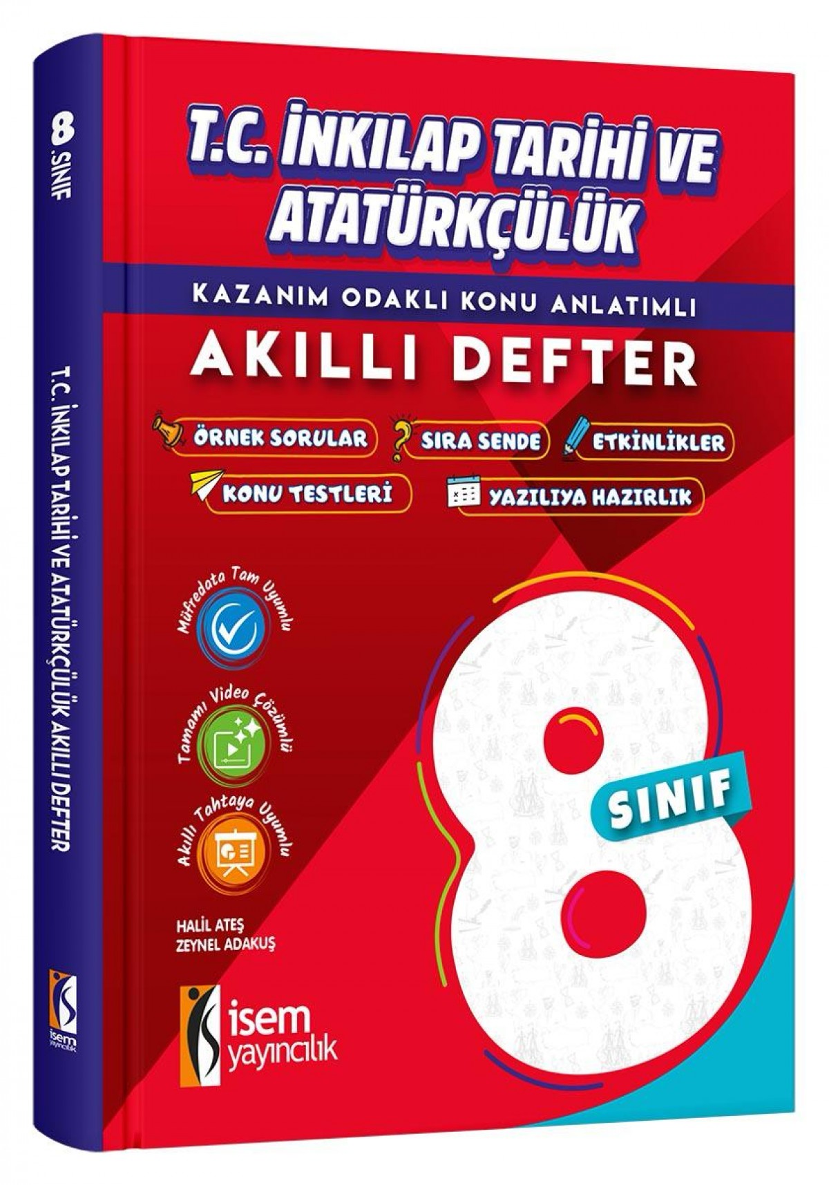 İsem Yayıncılık 8. Sınıf T. C. İnkilap Tarihi Ve Atatürkçülük Akıllı Defter İsem Yayıncılık 8. Sınıf T. C. İnkilap Tarihi Ve Atatürkçülük Akıllı Defter