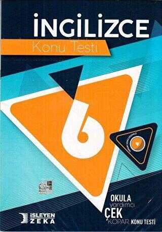 İşleyen Zeka Yayınları 6. Sınıf İngilizce Konu Testi Video Çözümlü İşleyen Zeka Yayınları 6. Sınıf İngilizce Konu Testi Video Çözümlü