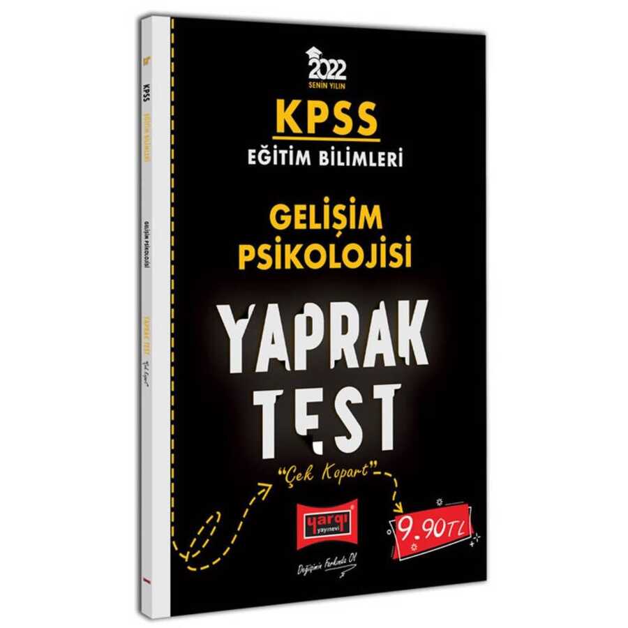 KPSS Eğitim Bilimleri Gelişim Psikolojisi Yaprak Test KPSS Eğitim Bilimleri Gelişim Psikolojisi Yaprak Test