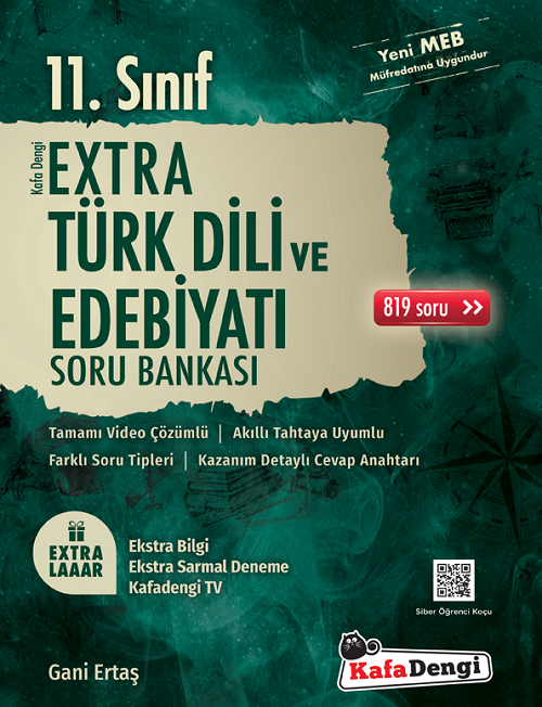 Kafadengi Yayınları 11. Sınıf Türk Dili ve Edebiyatı Extra Soru Bankası