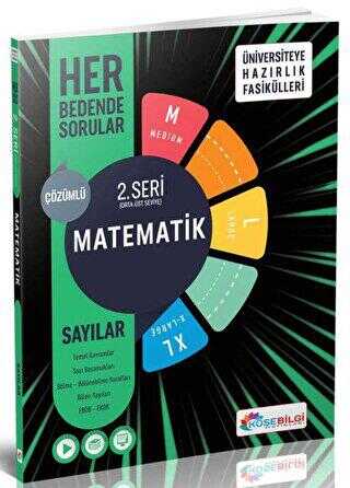 Köşebilgi Yayınları Üniversiteye Hazırlık Her Bedende Sorular Serisi Sayılar