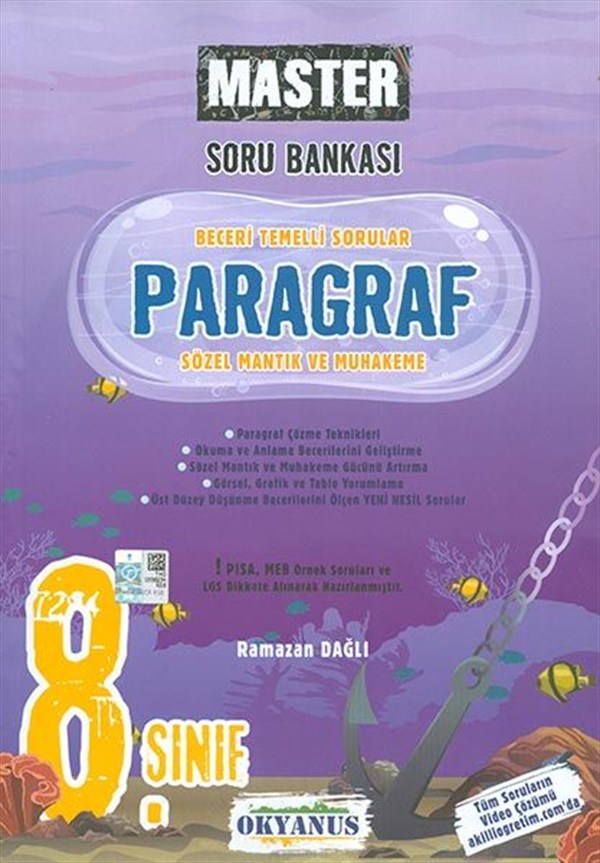 Okyanus Yayınları 8. Sınıf Paragraf Master Soru Bankası