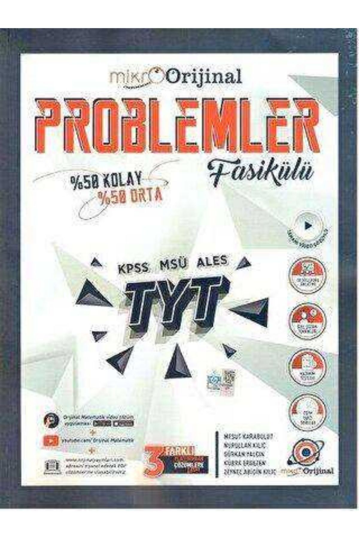 Orijinal Yayınları Orijinal Mikro TYT Problemler Fasikülü Soru Bankası
