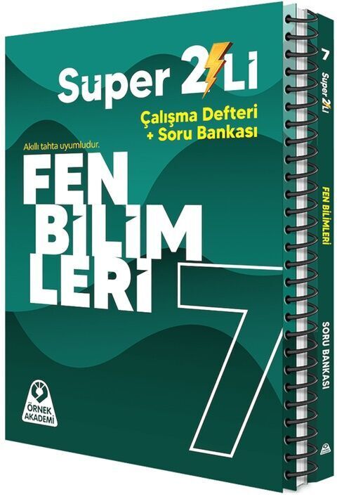 Örnek Akademi 7. Sınıf Süper İkili Fen Bilimleri Seti Örnek Akademi 7. Sınıf Süper İkili Fen Bilimleri Seti