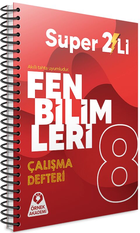 Örnek Akademi 8. Sınıf Süper İkili Fen Bilimleri Seti Örnek Akademi 8. Sınıf Süper İkili Fen Bilimleri Seti