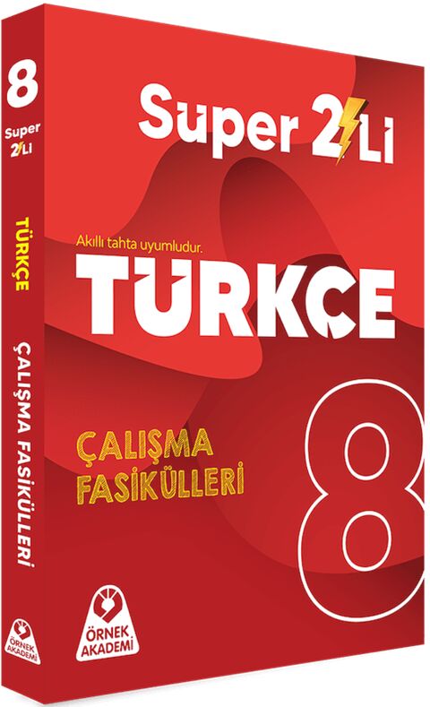 Örnek Akademi 8. Sınıf Süper İkili Türkçe Seti Örnek Akademi 8. Sınıf Süper İkili Türkçe Seti