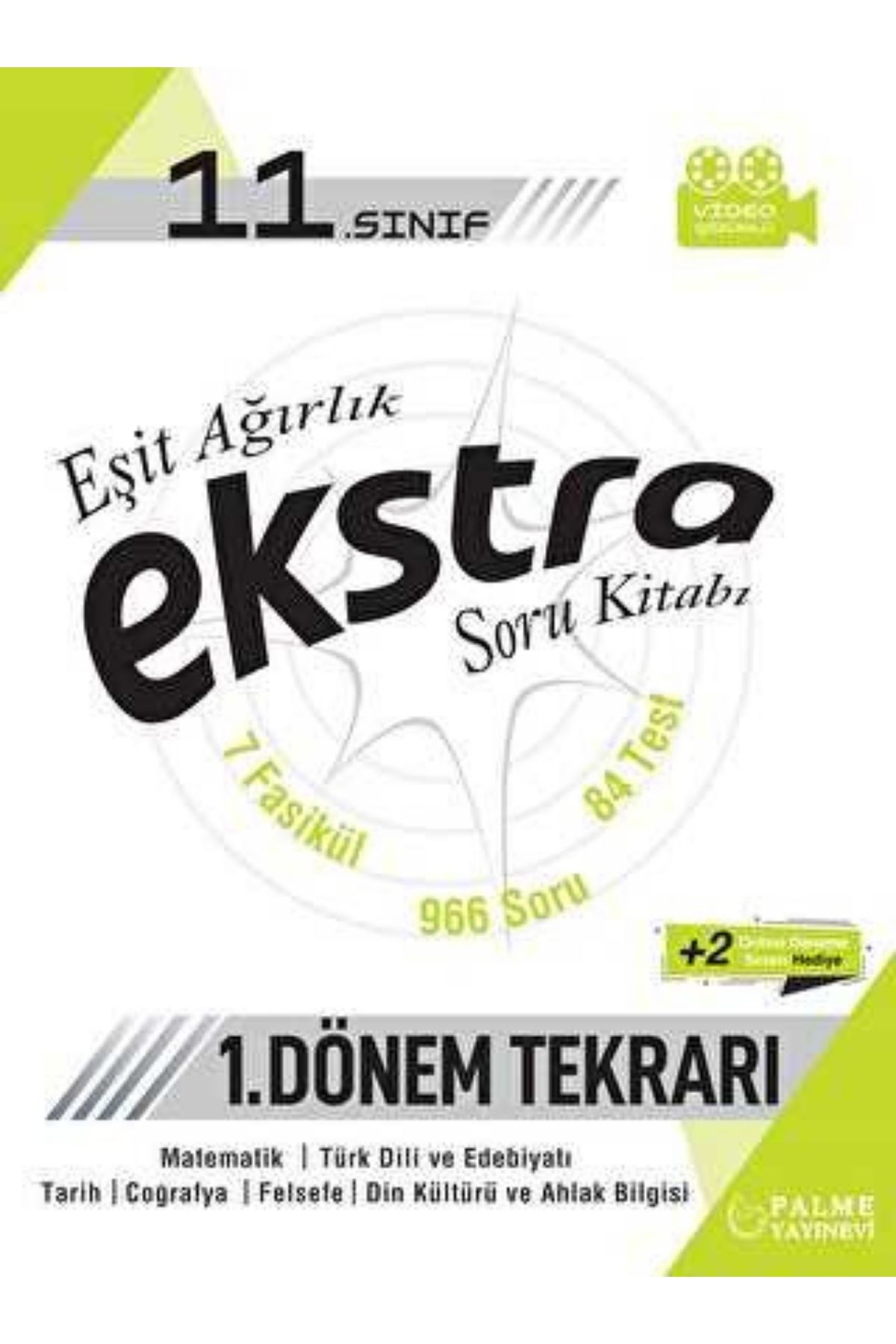 Palme 11. Sınıf Eşit Ağırlık Ekstra Soru Kitabı 1.Dönem Tekrarı