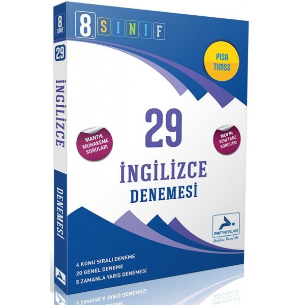 Paraf Yayınları 8. Sınıf İngilizce 29 Deneme Paraf Yayınları 8. Sınıf İngilizce 29 Deneme
