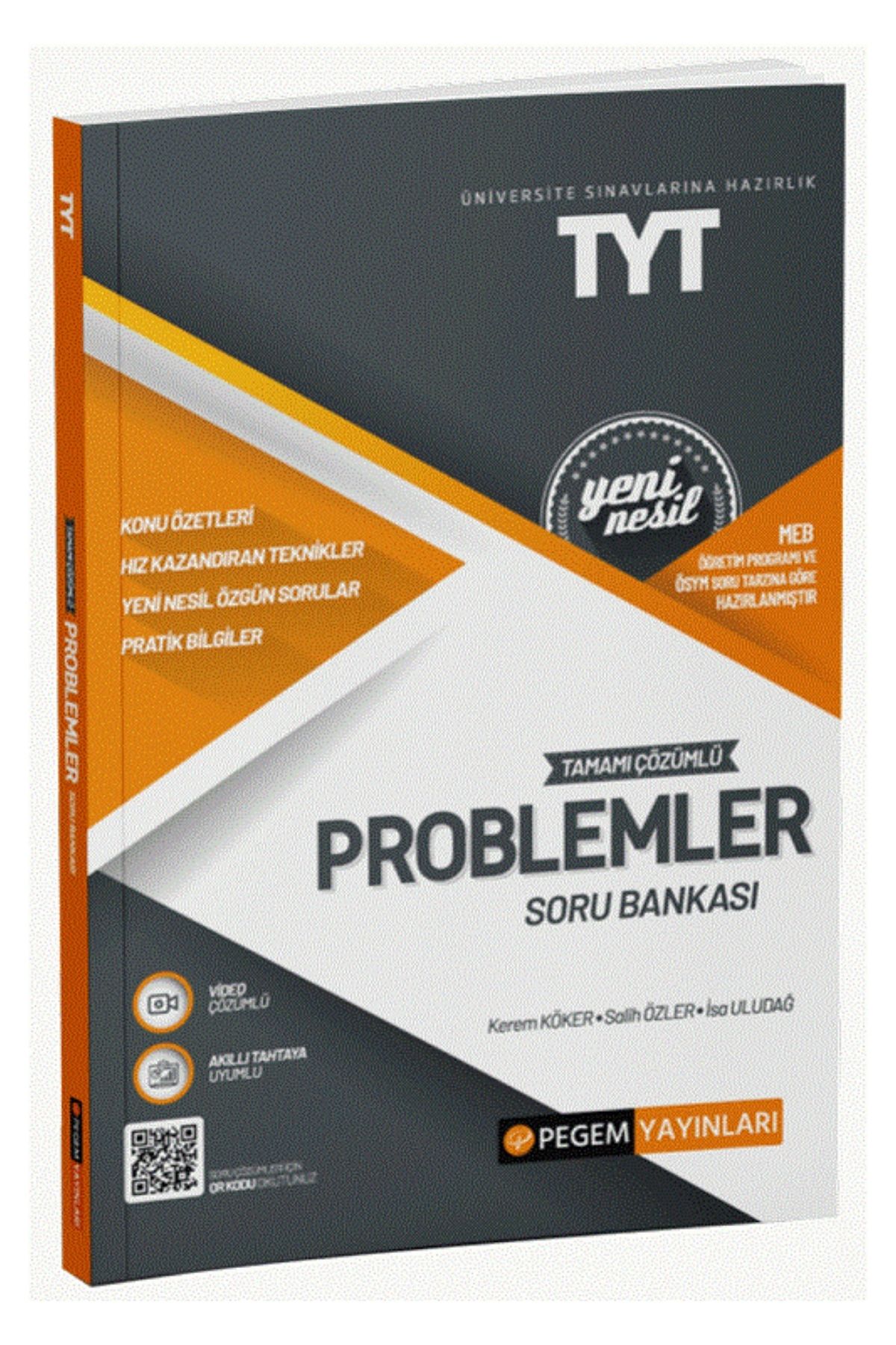 Pegem Akademi Yayıncılık TYT Problemler Soru Bankası