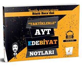 Pelikan Tıp Teknik Yayıncılık Rüştü Hoca`dan Taktiklerle AYT Edebiyat Notları Pelikan Tıp Teknik Yayıncılık Rüştü Hoca`dan Taktiklerle AYT Edebiyat Notları