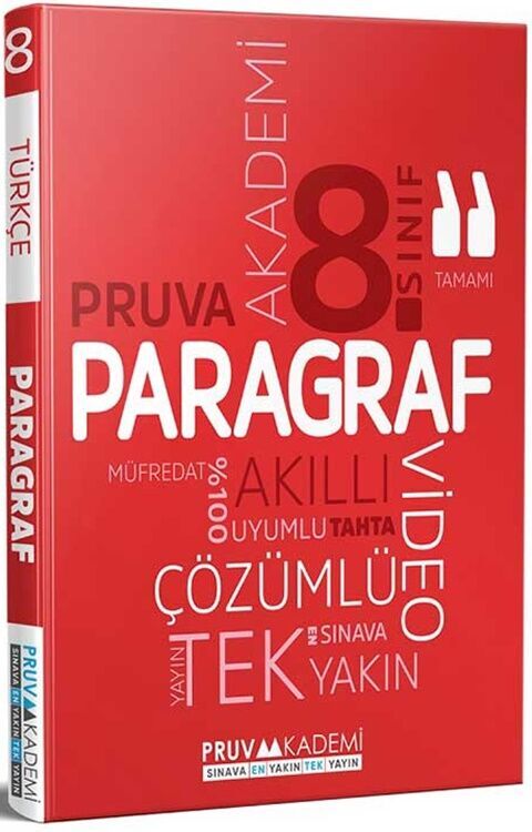 Pruva Akademi 8. Sınıf Paragraf Soru Bankası Pruva Akademi 8. Sınıf Paragraf Soru Bankası