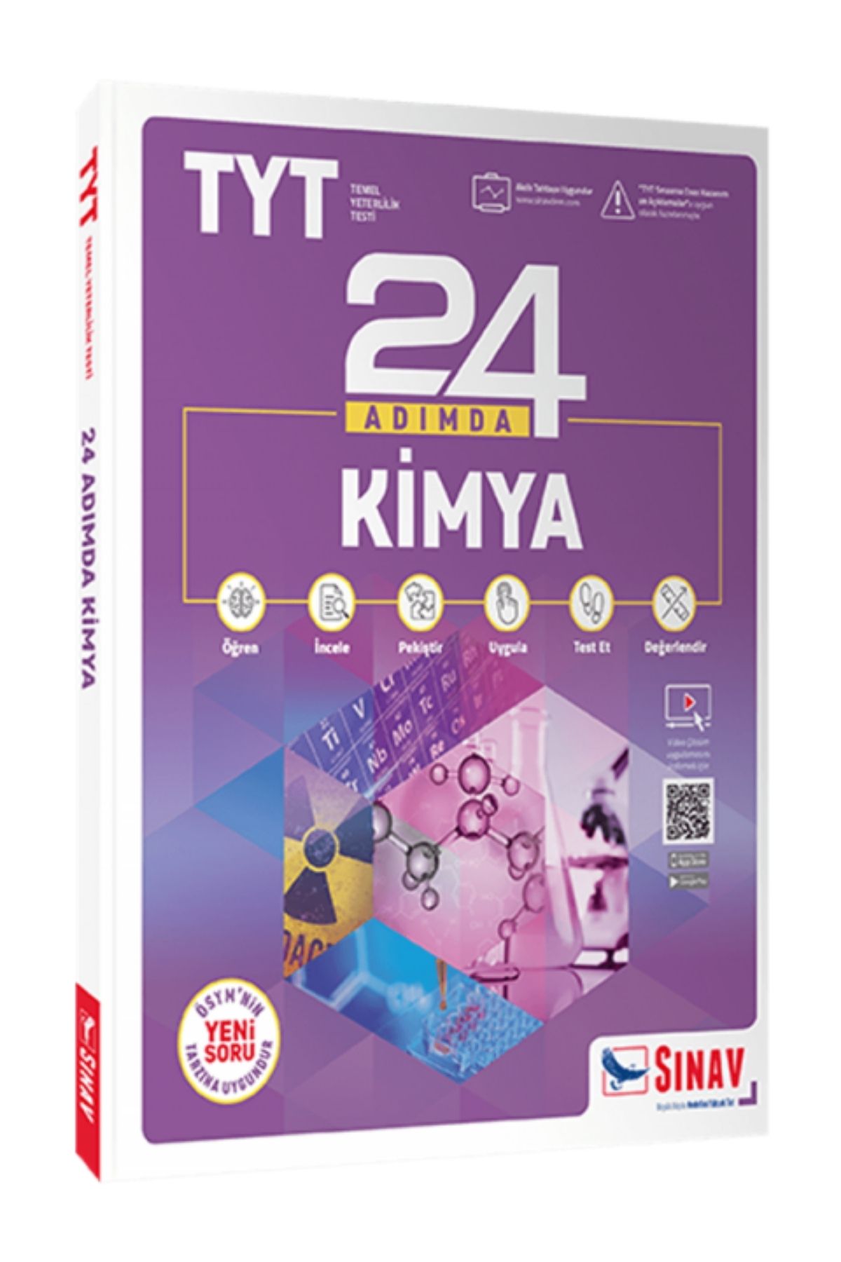 Sınav Yayınları TYT Kimya 24 Adımda Konu Anlatımlı Soru Bankası