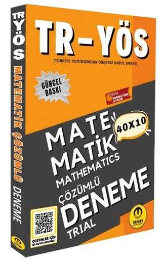 Tasarı Eğitim Yayınları 2025 TR YÖS Matematik 40X10 Çözümlü Deneme