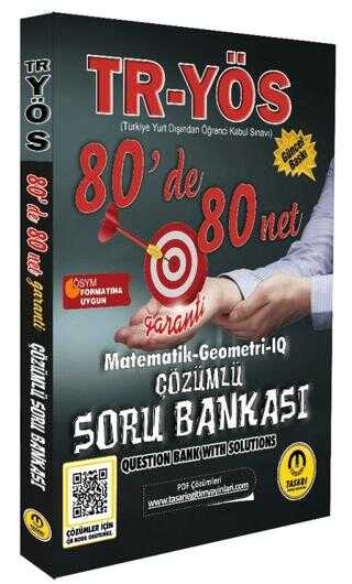 Tasarı Eğitim Yayınları 2025 TR YÖS Matematik-Geometri-IQ 80 De 80 Net
