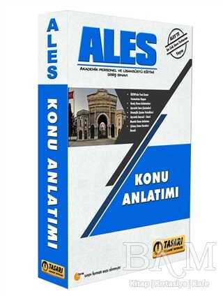 Tasarı Yayıncılık 2019 ALES Konu Anlatımı Tasarı Yayıncılık 2019 ALES Konu Anlatımı