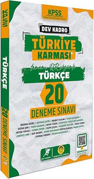 Tasarı Yayıncılık KPSS Türkiye Karması Türkçe 20 Deneme Tasarı Yayıncılık KPSS Türkiye Karması Türkçe 20 Deneme