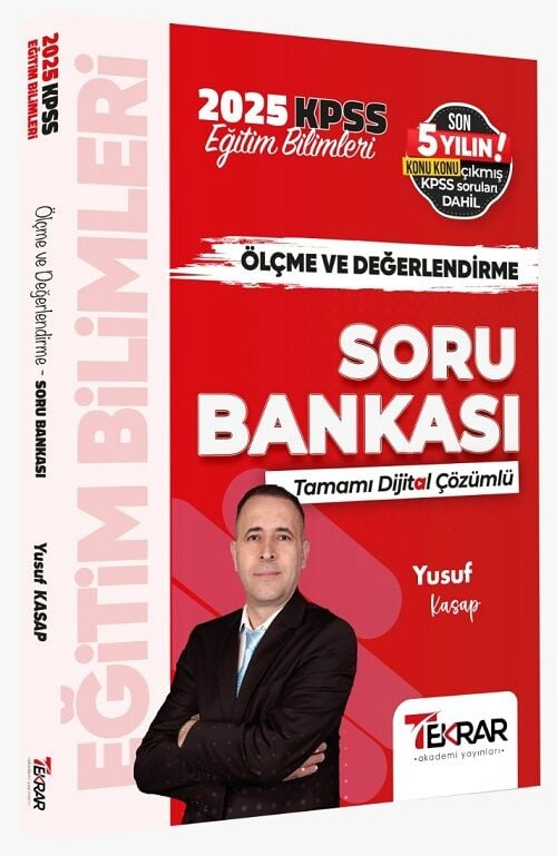 Tekrar Akademi 2025 KPSS Eğitim Bilimleri Ölçme ve Değerlendirme Soru Bankası Çözümlü