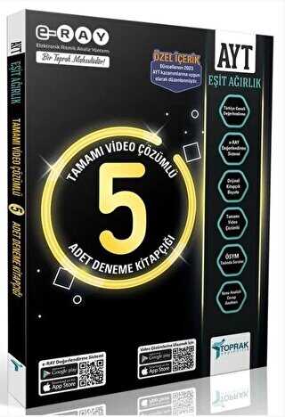 Toprak Yayıncılık 2023 AYT Eşit Ağırlık E-RAY 5 Deneme Toprak Yayıncılık 2023 AYT Eşit Ağırlık E-RAY 5 Deneme