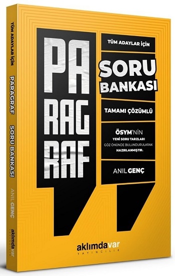 Tüm Sınavlara Yönelik Paragraf Tamamı Çözümlü Soru Bankası Tüm Sınavlara Yönelik Paragraf Tamamı Çözümlü Soru Bankası